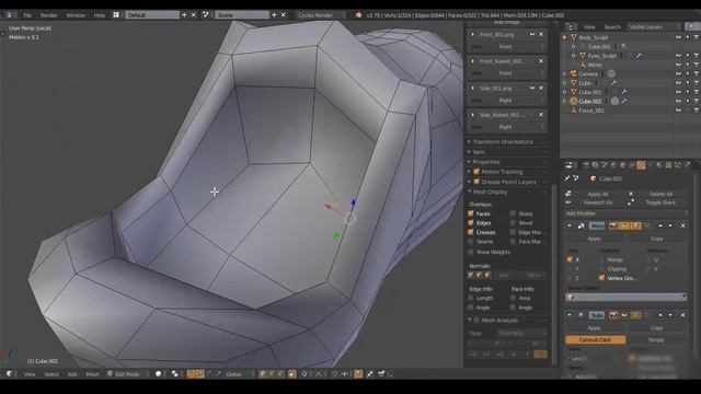 Blender Character Creation: Modeling the Clothes Timelapse смотреть онлайн