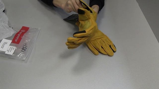 Перчатки мото SCOYCO MC-154, кожаные, желтые. смотреть онлайн