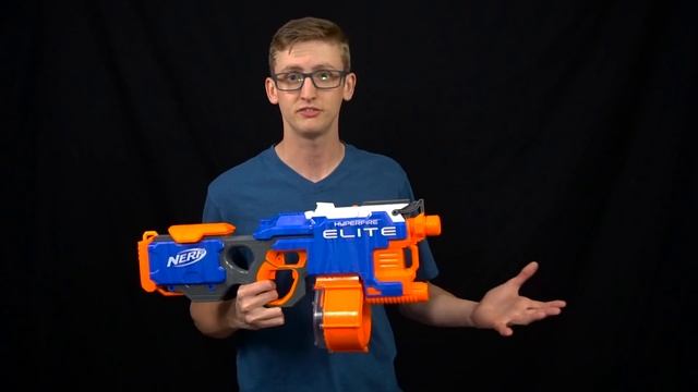 [REVIEW] Nerf Elite Hyperfire Unboxing, Review, & Firing Test смотреть онлайн