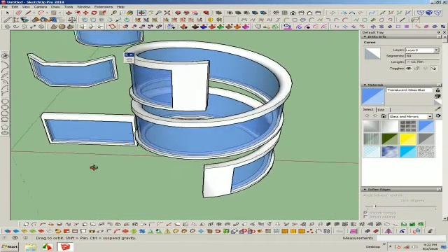 Sketchup Tutorial, Shape Bender Plugin смотреть онлайн