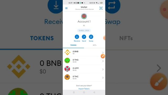 how to import THC token thethan arena to metamask wallet смотреть онлайн
