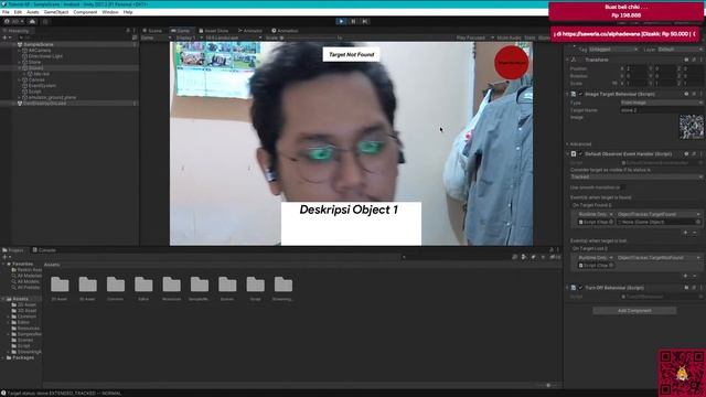 Bagaimana Cara Menambahkan Deskripsi pada Setiap Object 3D Model Augmented Reality di Unity смотреть онлайн