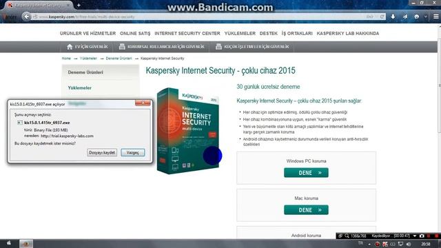 kaspersky 2015 deneme sürümü indirme смотреть онлайн