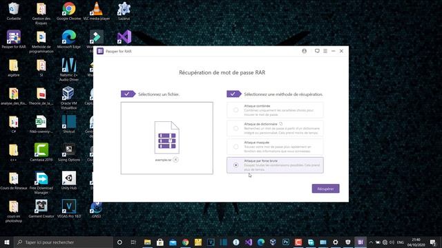Comment Récupérer le mot de passe d'un fichier Winrar (.rar) смотреть онлайн
