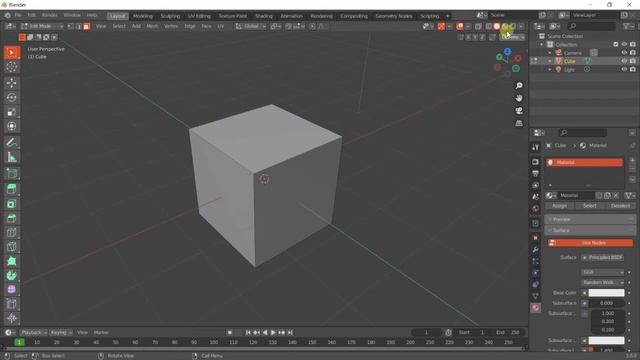 Tutorial memberikan material yang berbeda pada 1 objek di blender 3.0 смотреть онлайн