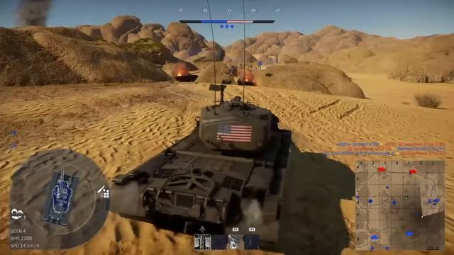War Thunder: T34 - Heavy american tank (Destruction) смотреть онлайн