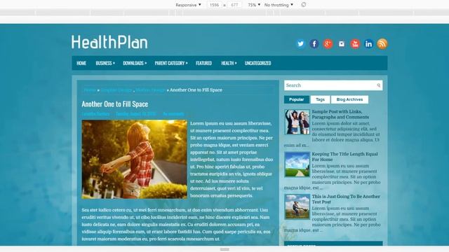 Health Plan Free Multipurpose Blogger template | Google Insight Speed 97% | Superb for any niche смотреть онлайн