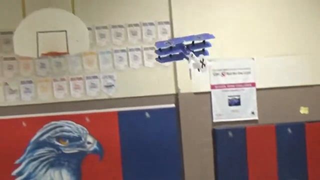 Indoor R/C - Peter's Crack Fokker Dr. 1 - Test flights & first contact смотреть онлайн