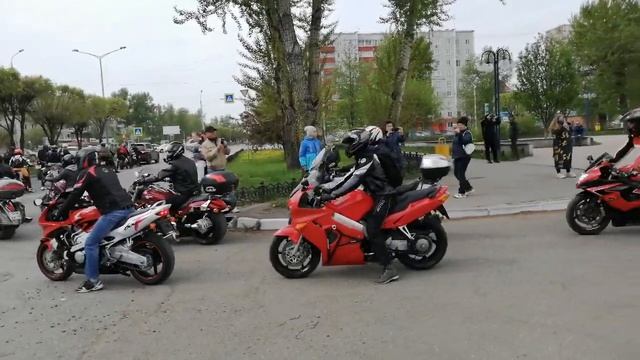 Открытие мотосезона 2021 Абакан смотреть онлайн