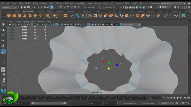 Game Artist | Modeling a Pumpkin Halloween with Autodesk Maya 2018 | Game Design смотреть онлайн