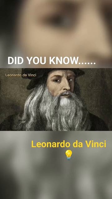 Knowledge: Simple facts a lot of people don't know about Leonardo da Vinci 💡 смотреть онлайн