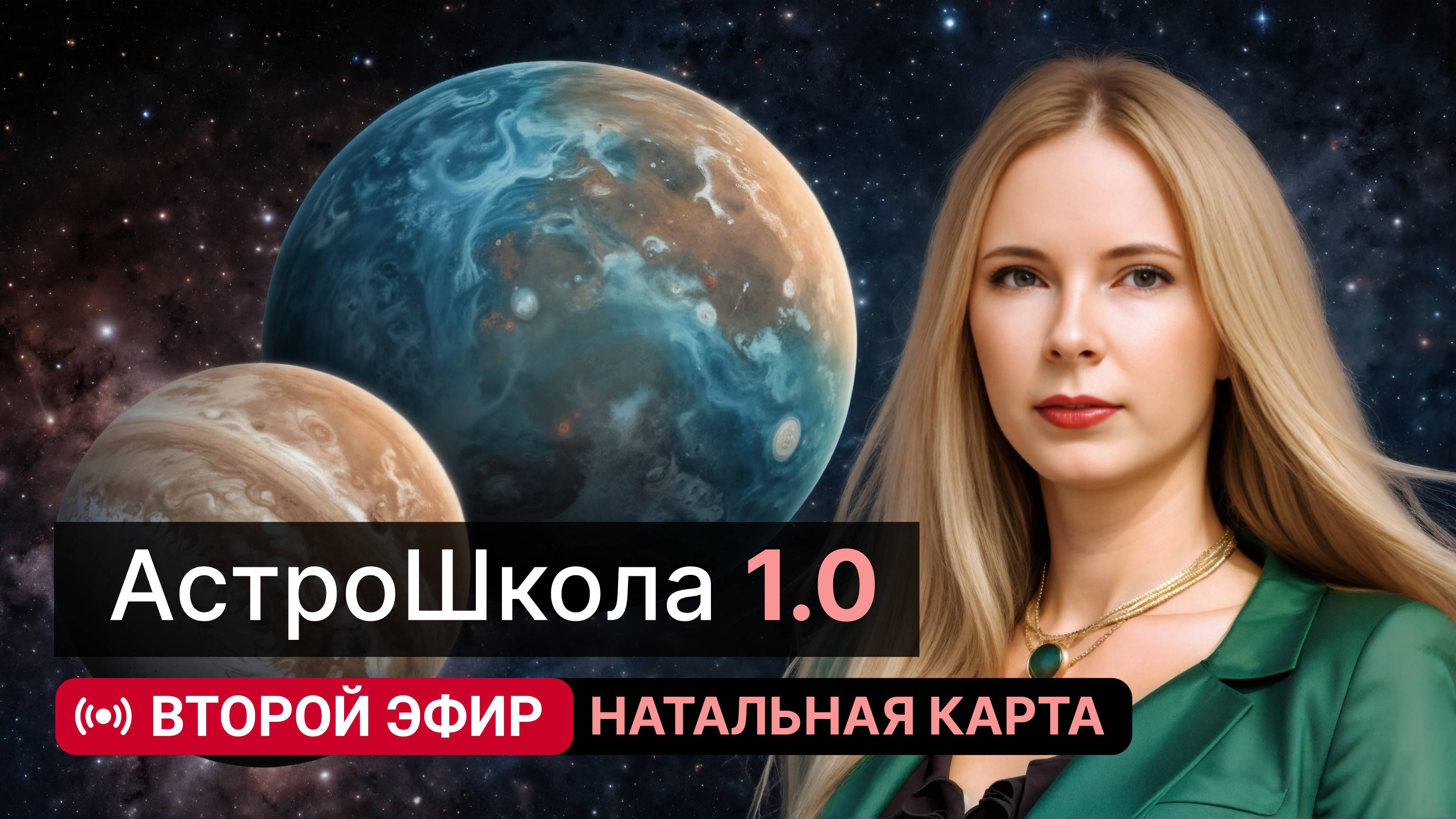 Второй эфир астрошколы: Натальная карта. смотреть онлайн