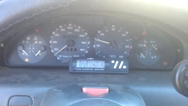Fiat Punto 1.7 TD cold start (-8C) смотреть онлайн
