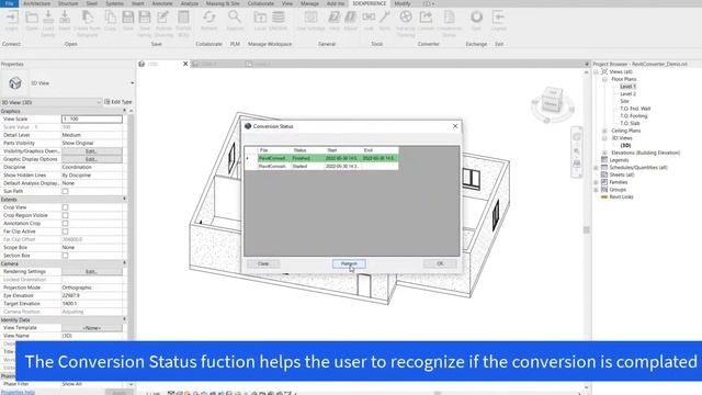 Revit+CATIA collaboration Example - 3. Convert Updated Revit files to CATIA смотреть онлайн