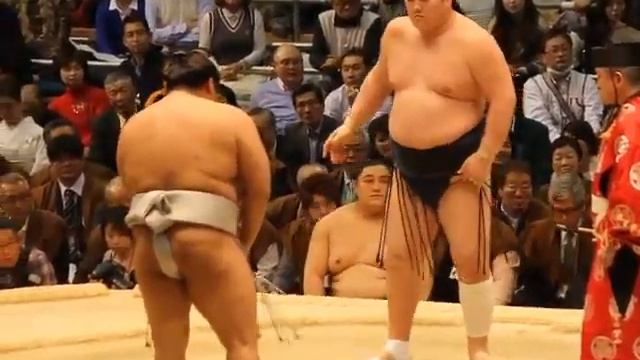 Sumo wrestling makuuchi division March 24 2016 EDION Arena Osaka смотреть онлайн