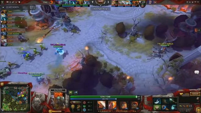 TNC Pro Team Vs D Chaos, TI6 Мейн Ивент, 3 раунд Нижней сетки, Игра 1