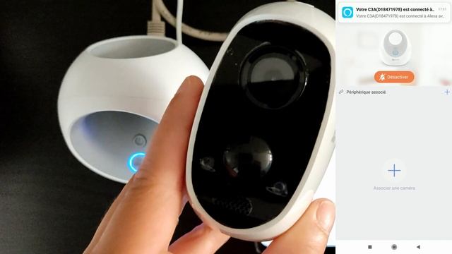 Connexion de la caméra EZVIZ C3A et de sa base + mise à jour de la caméra смотреть онлайн