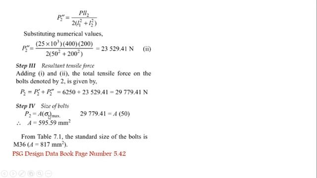 ME8593_DME_Unit3_Tutorial Problems_ Eccentric Load Parallel to Axis of Bolt