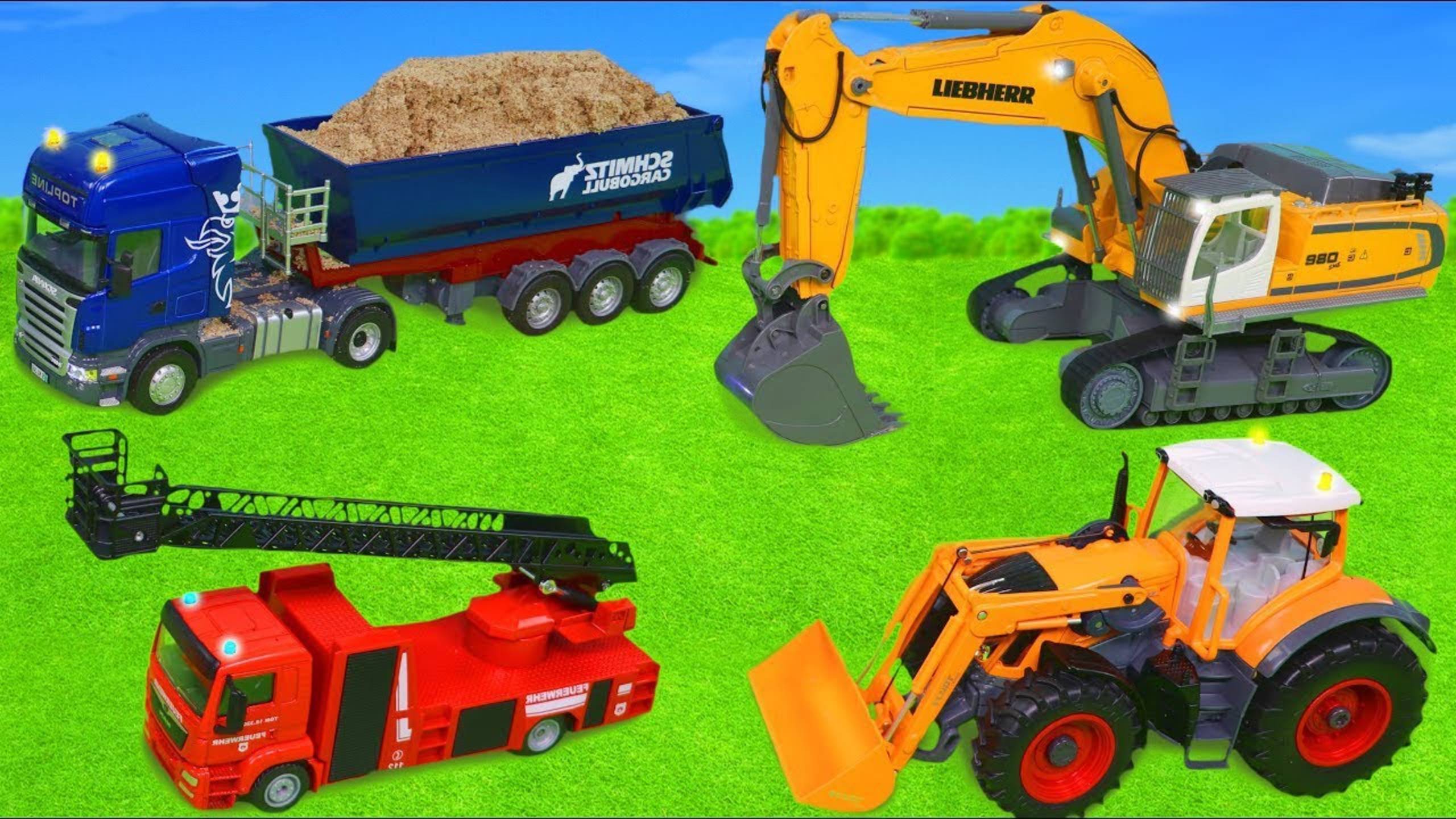 Экскаватор на радиоуправлении для детй смотреть онлайн