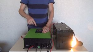 ИБП ECOVOLT TERMO 312,612,1012 подключение и тестирование работы.