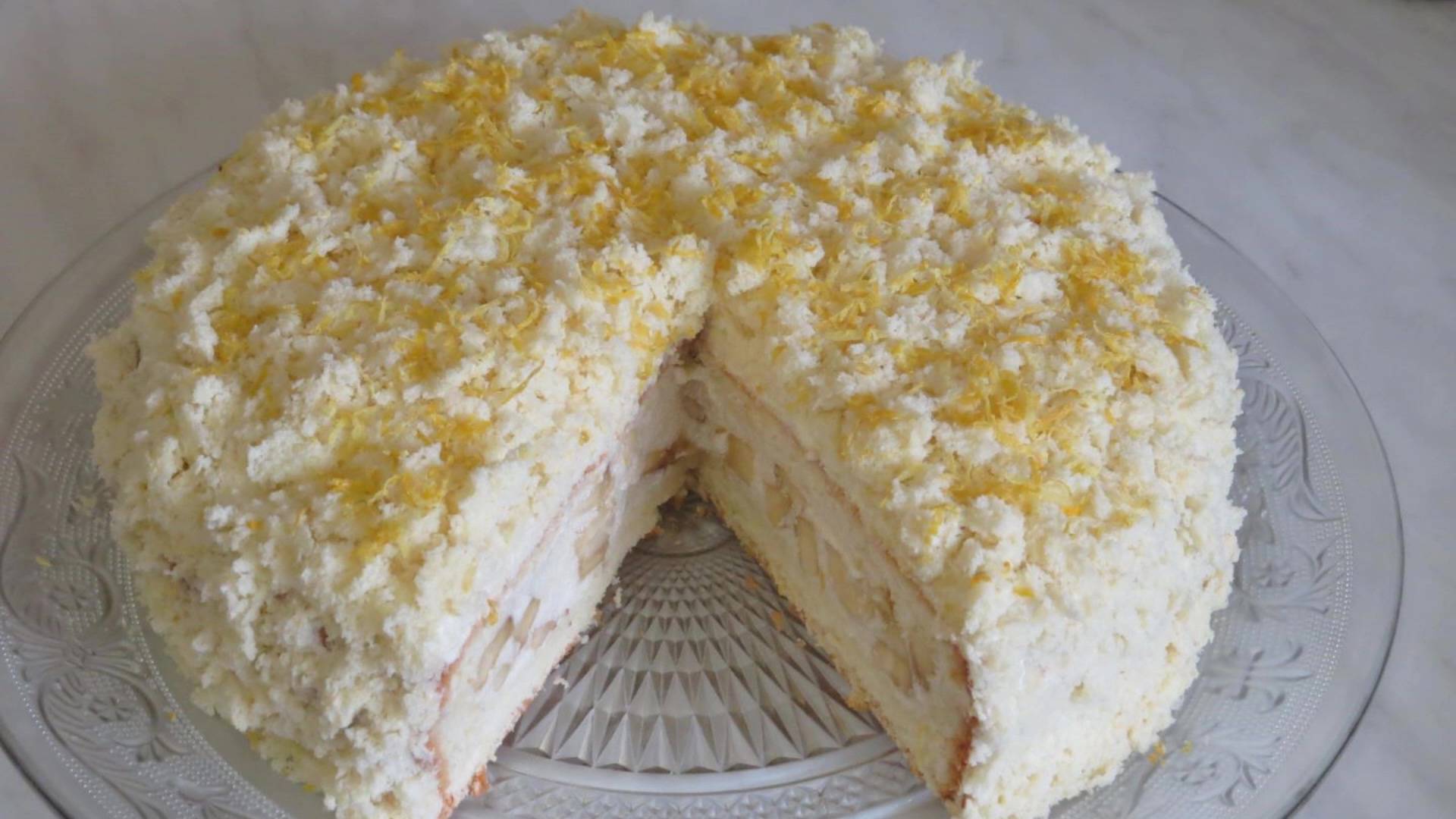 Торт МИМОЗА! САМЫЙ ВКУСНЫЙ ВЕСЕННИЙ ТОРТ! ПРАЗДНИЧНЫЙ ТОРТ на 8 МАРТА! смотреть онлайн