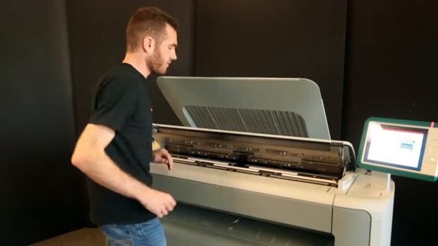 Oce Plotwave 300 How to Clean the Scanner смотреть онлайн
