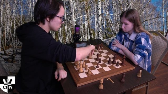 G. Pak (1770) vs FM E. Borisova (2187). Chess Fight Night. CFN. Blitz смотреть онлайн