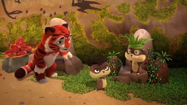 Leo and Tig 🦁 Flying High 🐯 All episodes in row 🦁 Funny Family Good Animated Cartoon for Kids смотреть онлайн