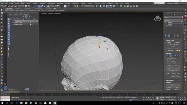 3Ds Max로 많은 morph targets의 토폴로지를 수정하는 방법. смотреть онлайн