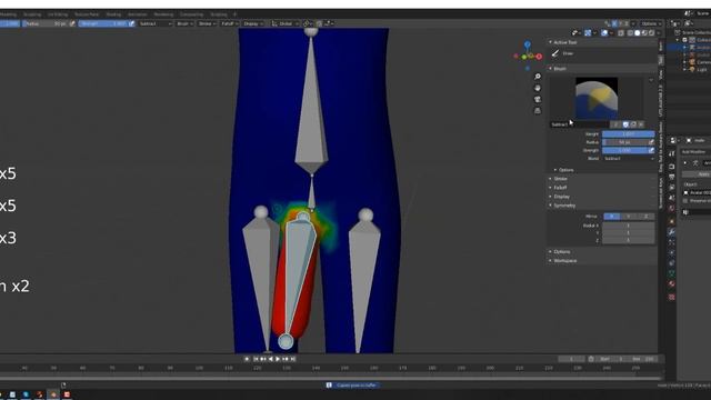 Rigging and genital animation for Second Life in Blender 3+ (add-on Easy tool for avatars) смотреть онлайн
