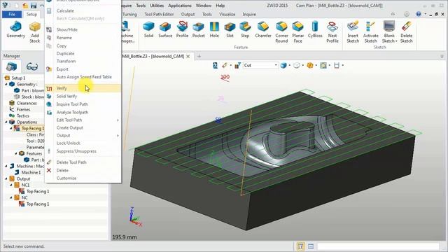 Beginner CAM Tutorials Understand ZW3D CAM Mouse Control in minutes смотреть онлайн
