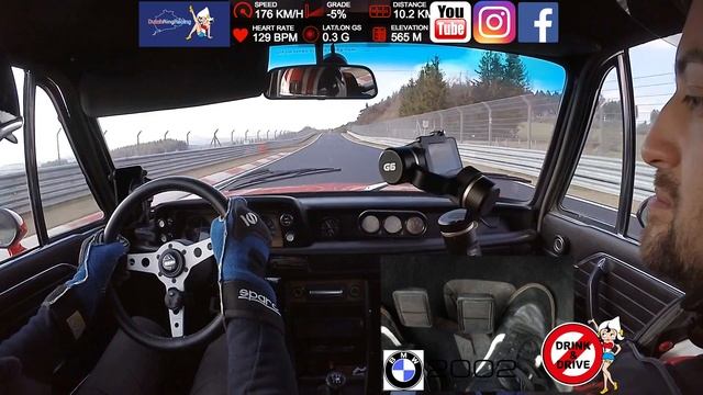 Misha Charoudin riding shotgun in The BMW 2002 02'Licious - Nürburgring 24.03.2019 смотреть онлайн