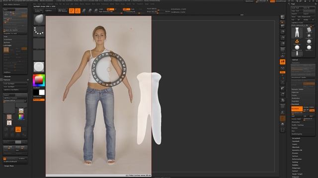 Using Reference in ZBrush смотреть онлайн