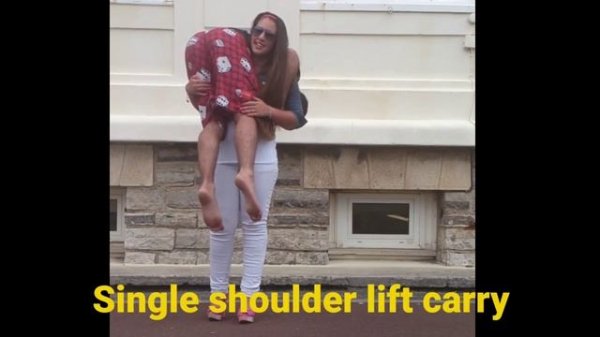Tall Amazon Girlfriend | tall woman short man | tall woman lift carry