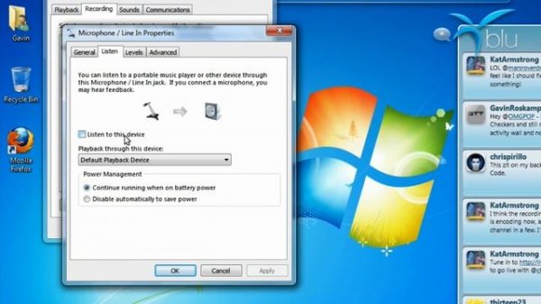GTT - PC Microphone on a Mac