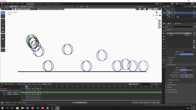 How To Animate a 2D Bouncing Ball in Blender 2.82 Like a Pro! [Grease Pencil Guide ] смотреть онлайн