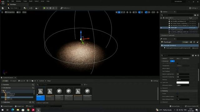 Lesson 18 | Unreal Engine 5 | Free Tutorial | Types Of Lights | English