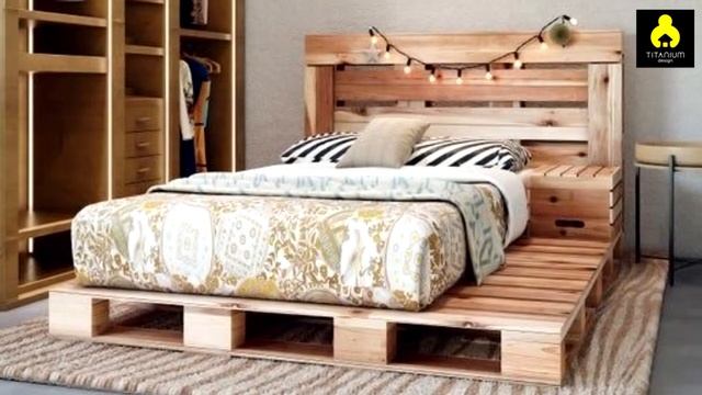 AMAZING!! 17+ Pallet Bed Frame Ideas смотреть онлайн
