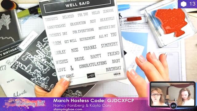Live Crafting Class | Stampin' Up! смотреть онлайн