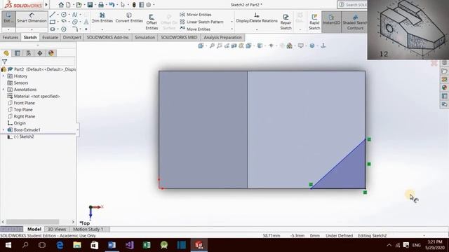 SOLIDWORKS TUTORIAL (PRACTICE) FOR BEGINNERS EXCERCISE 2 FIGURE 12 смотреть онлайн