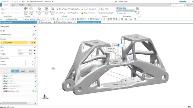 Mesh Morphing with Siemens NX смотреть онлайн