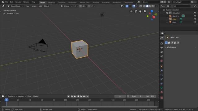 Interface Overview Blender 2.83 Fundamentals смотреть онлайн