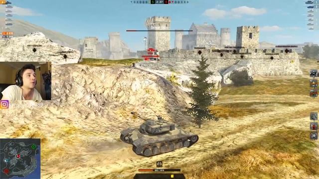 WoT Blitz - Тащи как Бог.Батчат и советы мертвых танкистов - World of Tanks Blitz (WoTB) смотреть онлайн