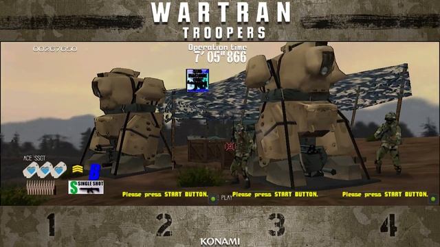 Wartran Troopers Full Playthrough  + Crosshair/bezel Support - Teknoparrot