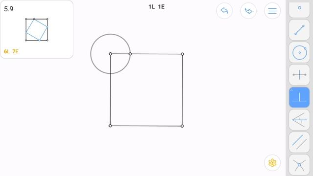 Euclidea 5.9 (Epsilon 9) Solution walkthrough смотреть онлайн