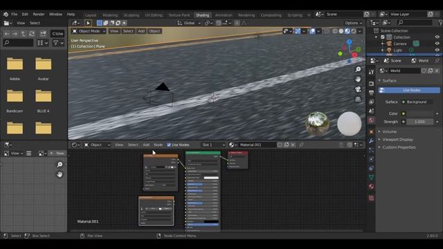 Realistic wet road in Blender 2.8 tutorial / 2 minutes смотреть онлайн