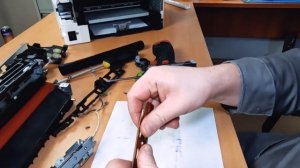 Ремонт печки Kyocera m2040dn, замена термоткани и термопленки, фьюзер FK-1150