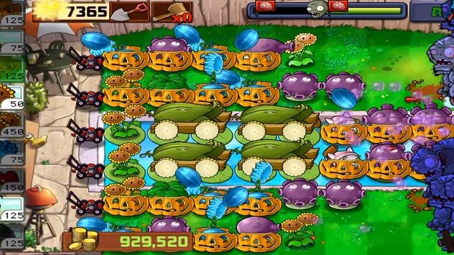 Plants vs Zombies/Растения против Зомби.Survival endless/Выживание бесконечно.469-470 waves/волны смотреть онлайн