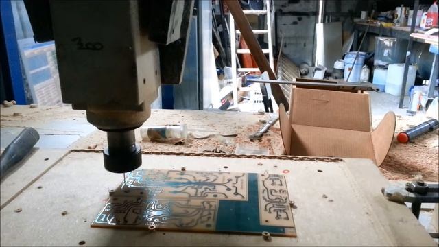 Home made cnc - Pcb drilling смотреть онлайн