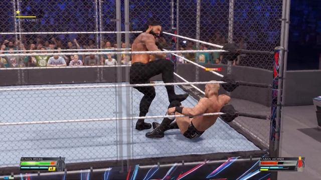 Wwe 2k 22 ROMAN REIGNS VS Fabian Achiner Steel Cage (Legend Difficulty) смотреть онлайн